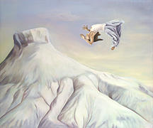 Falling Painting by Sandi Snead
