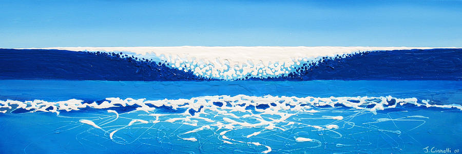Falling Sea Painting by Jaison Cianelli