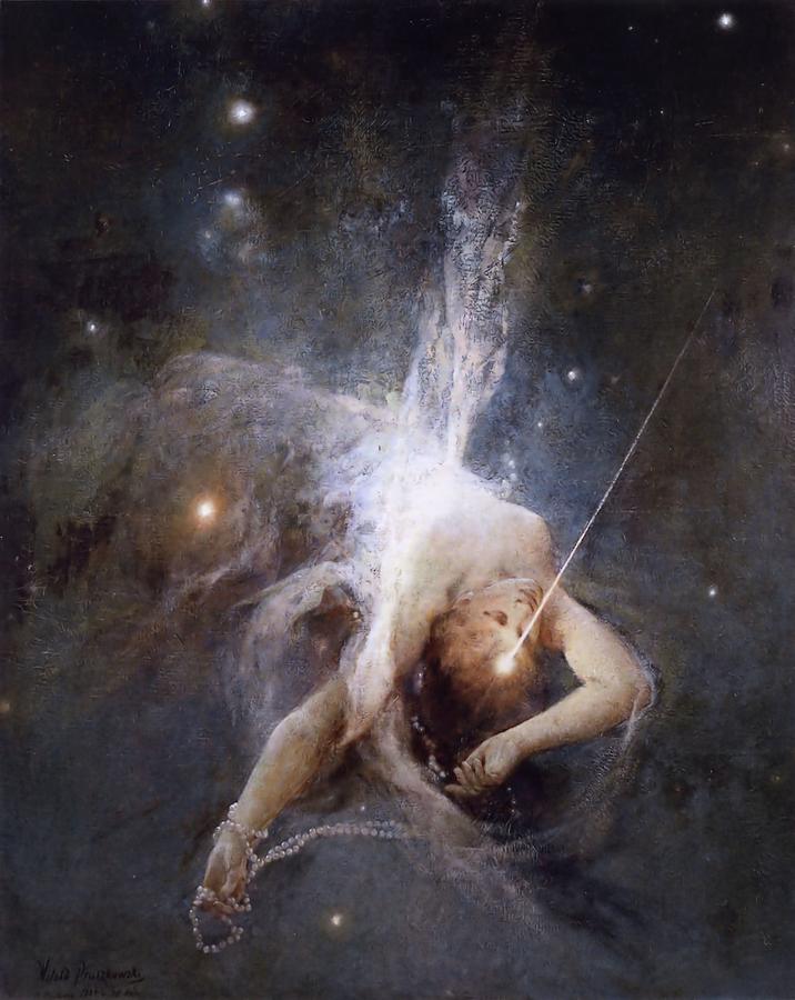 Falling Star Painting by Witold Pruszkowski