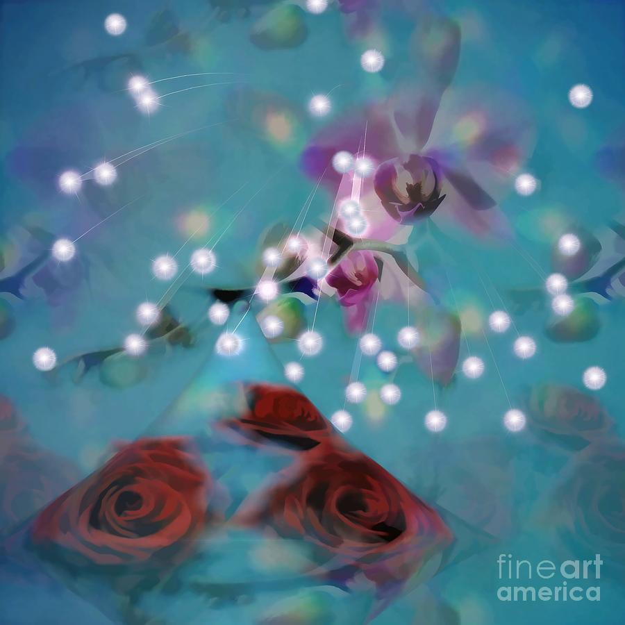 Falling Stars Floral Fantasy Photograph by Renee Trenholm