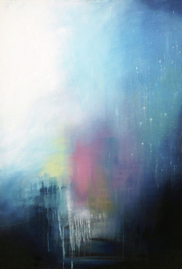 Abstract Painting - Falling stars by Krista Bros