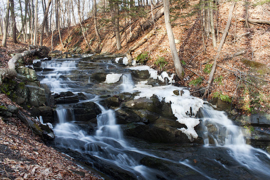 Falling Waters in February #1 Photograph by Jeff Severson