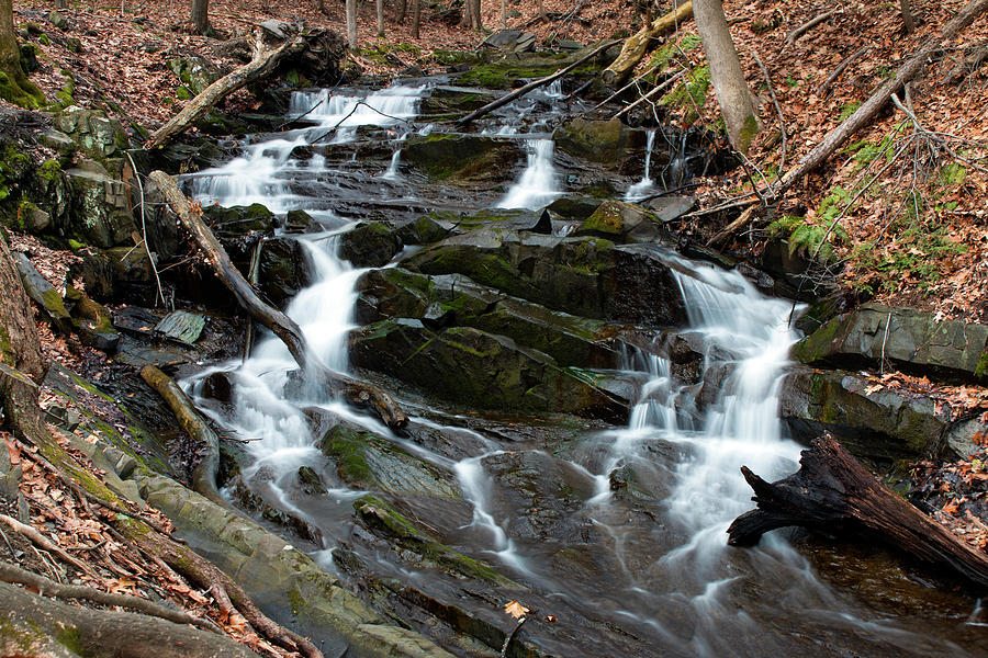 Falling Waters in February Photograph by Jeff Severson