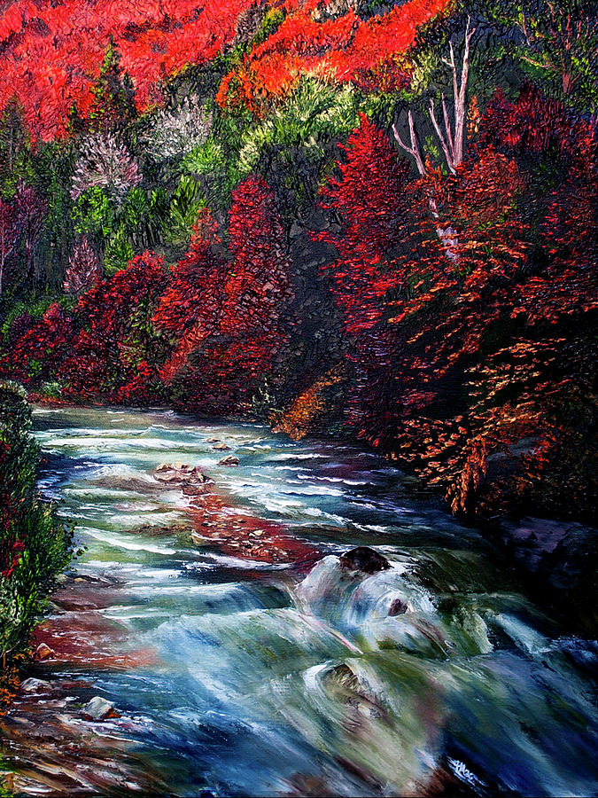 Falling Waters Painting by Terry R MacDonald