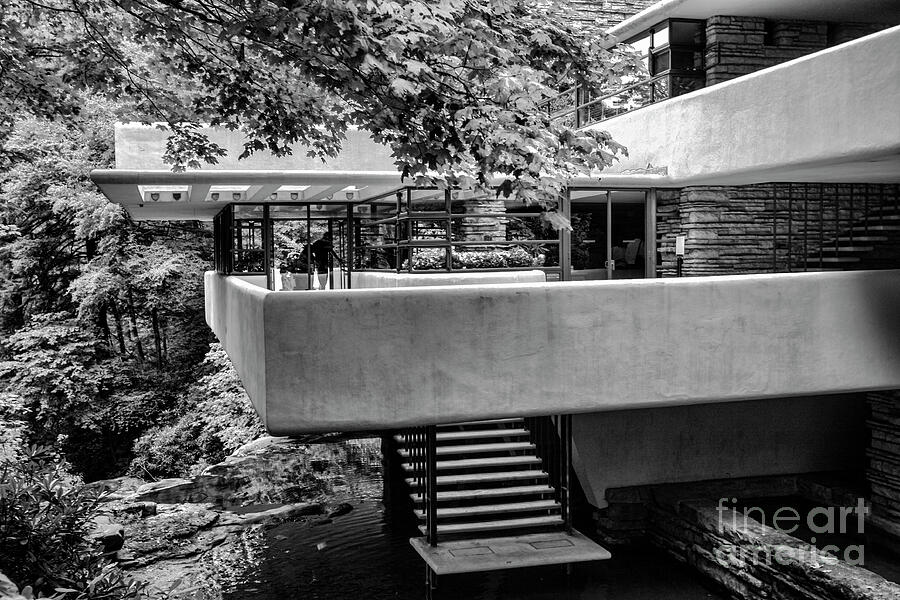 Architecture Photograph - FallingWater Frank Lloyd Wright Architecture  by Chuck Kuhn