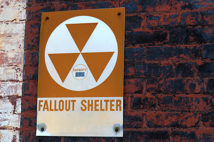 Fallout Shelter Sign  Photograph by Doug Camara