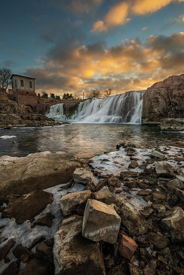 Sioux Falls Photograph - Falls  by Aaron J Groen