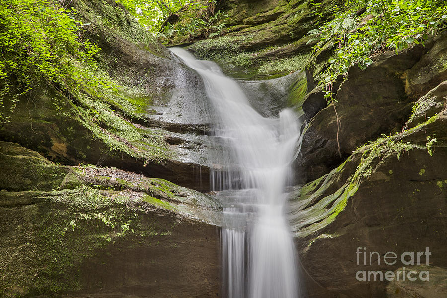 Waterfall Photograph - Falls at Ottawa Canyon by Twenty Two North Photography