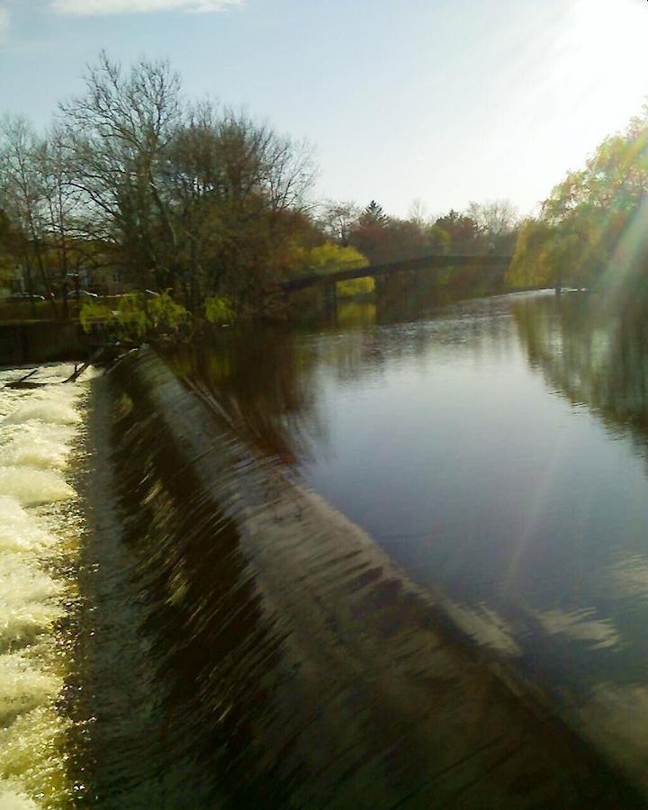 Charles River Photograph - Falls at Watertown by Rachel Burckardt Charles River Photograph - Falls at Watertown by Rachel Burckardt