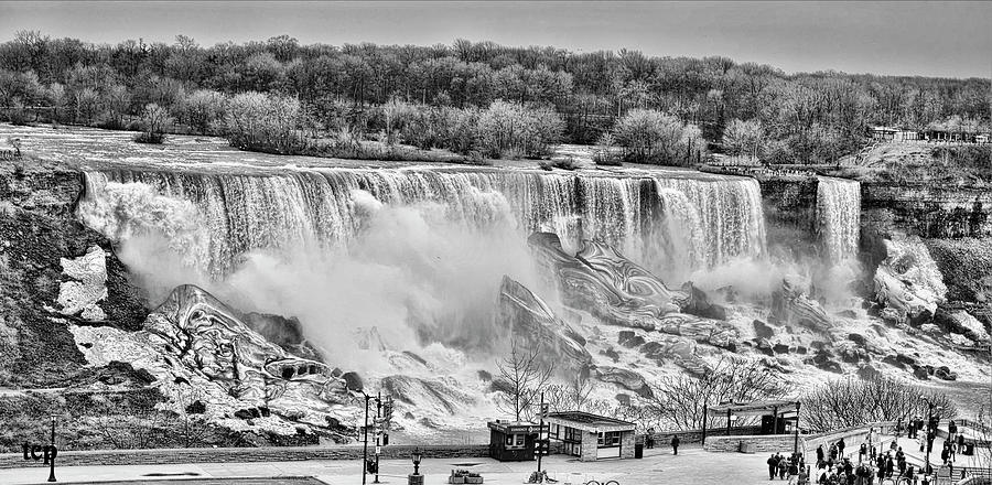 Falls Black and White Photograph by Traci Cottingham