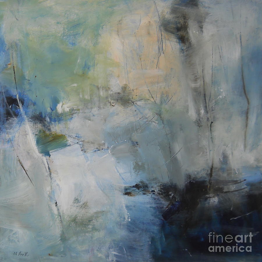 Abstract Painting - Falls by Carolyn Barth