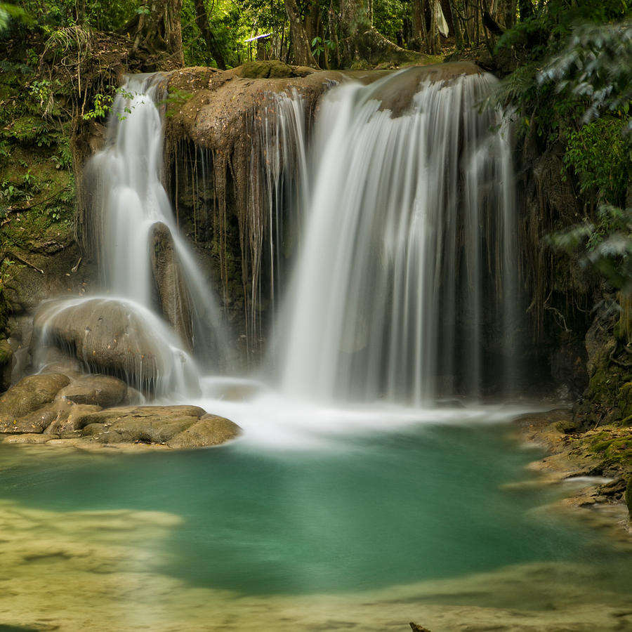 Jungle Waterfall Photograph by Jurgen Lorenzen