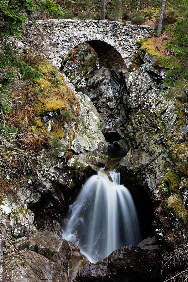 Nature Photograph - Falls of Bruar by Silviu Dascalu