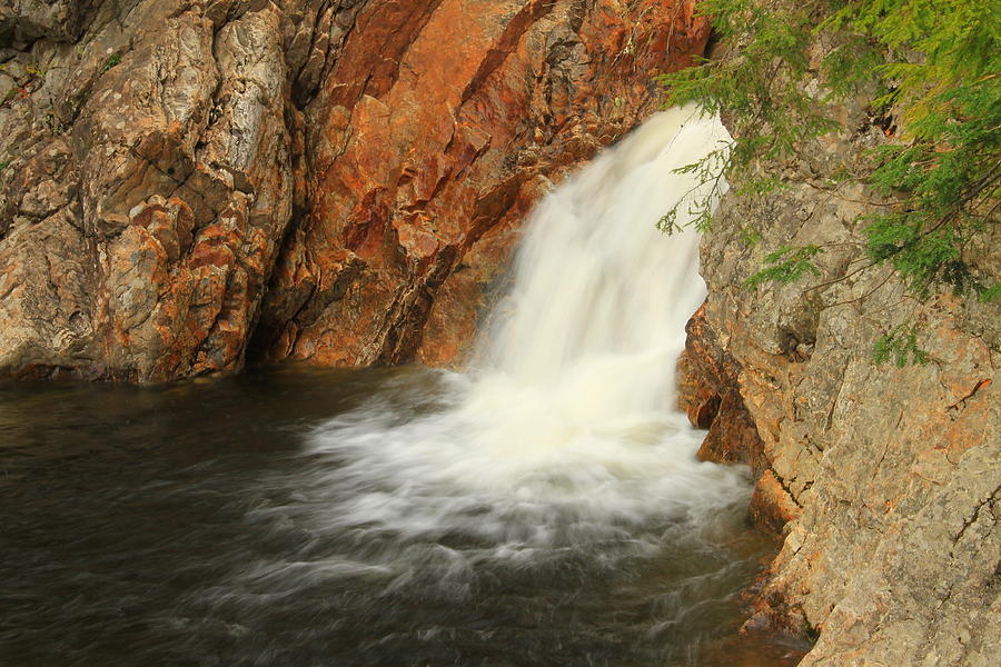 Waterfall Photograph - Falls of Lana Vermont by John Burk