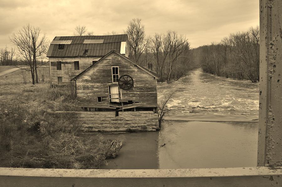 Falls of Rough Abandoned Gristmill Photograph by Stacie Siemsen Falls of Rough Abandoned Gristmill Photograph by Stacie Siemsen