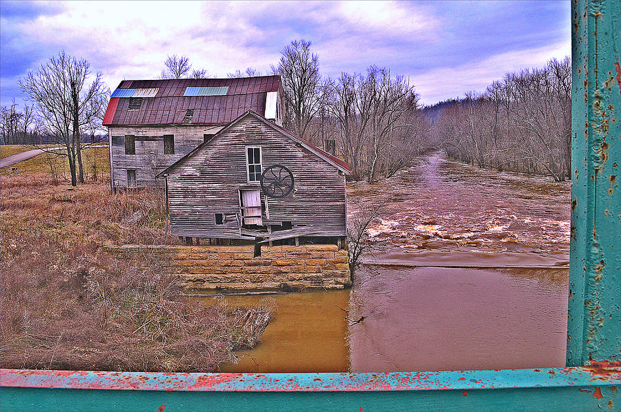 Falls of Rough Mill House Photograph by Stacie Siemsen