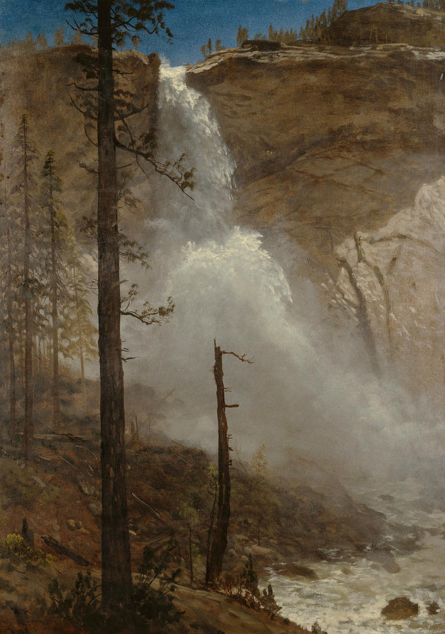 Falls of Yosemite Painting by Albert Bierstadt - Fine Art America