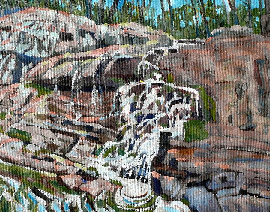 Falls View Resort  Painting by Phil Chadwick