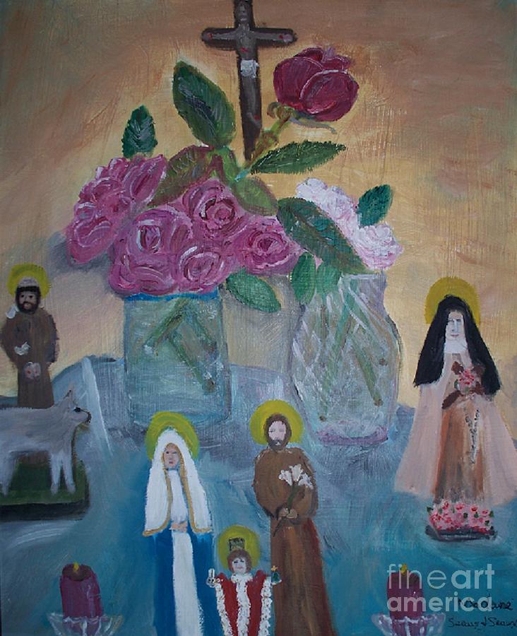 Family Altar Painting by Seaux-N-Seau Soileau