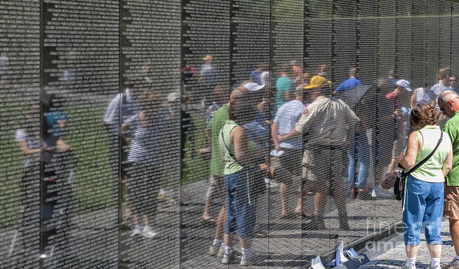 The Vietnam War Veterans Memorial Photograph by Patricia Hofmeester