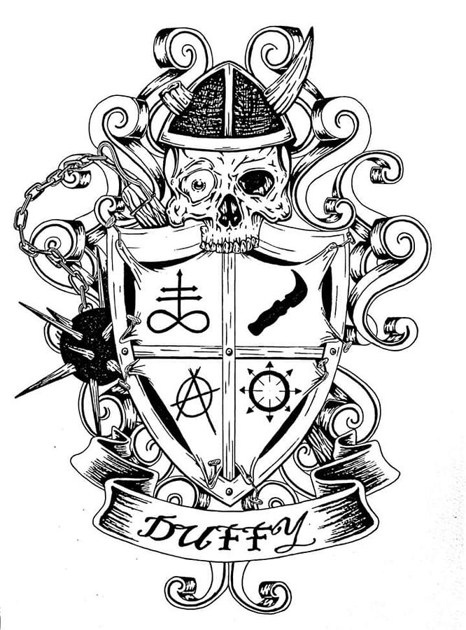 family crest outlines