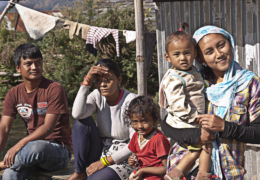 Family - Nepal Photograph by Michael Havice - Fine Art America