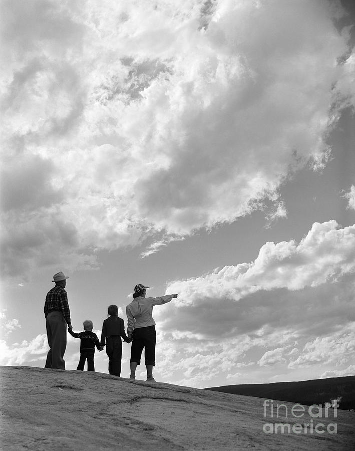 Family Outing, C.1950-60s Photograph by D. Corson/ClassicStock