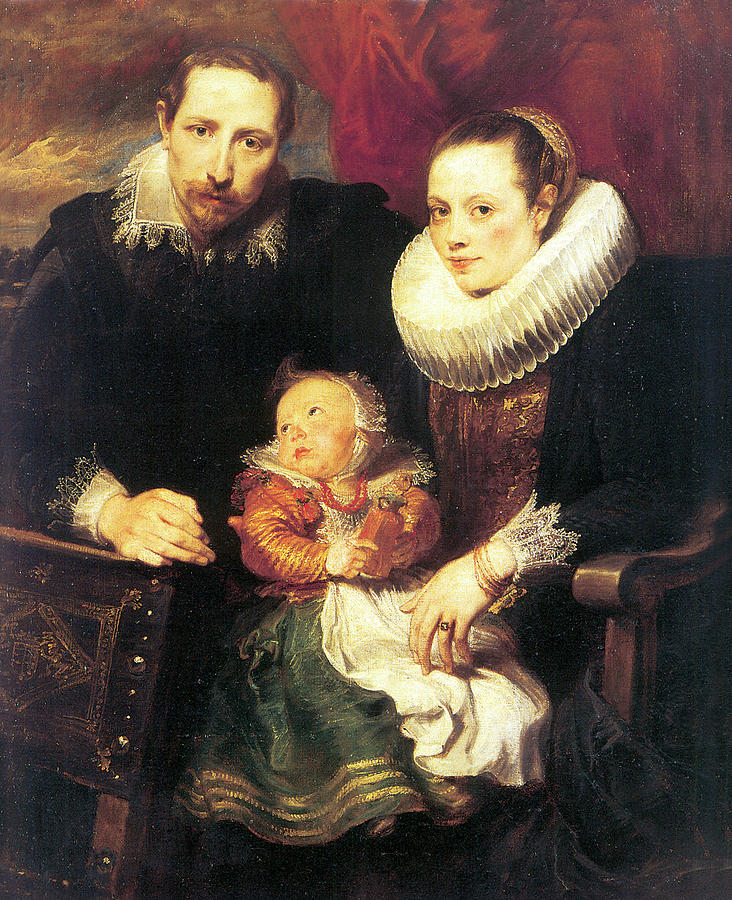 Family Portrait Photograph by Anthony van Dyck