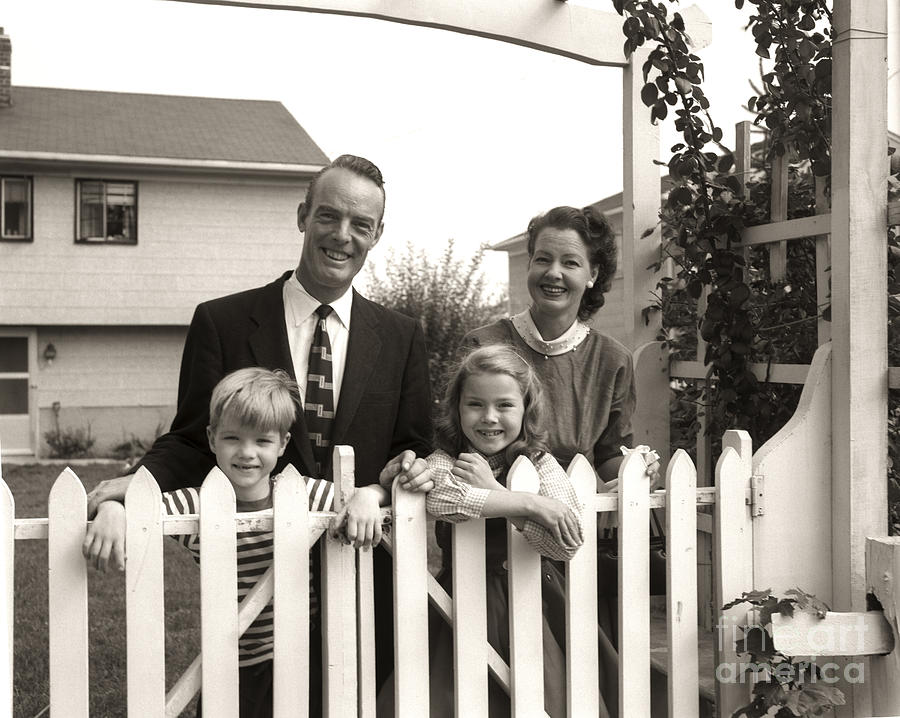 Family Portrait, C.1950s Photograph by Debrocke/ClassicStock