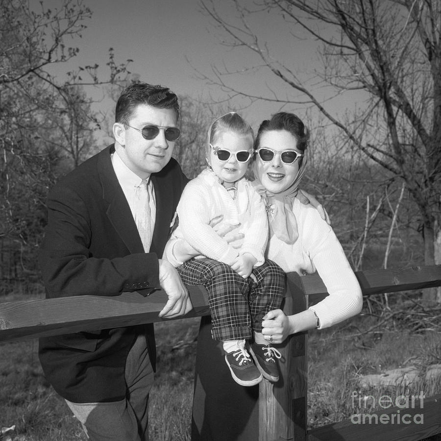 Family Portrait With Sunglasses, C.1950s Photograph by J. Rogers/ClassicStock