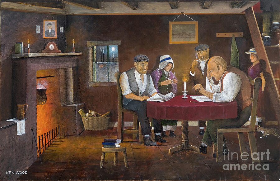 Family Problems - England Painting by Ken Wood