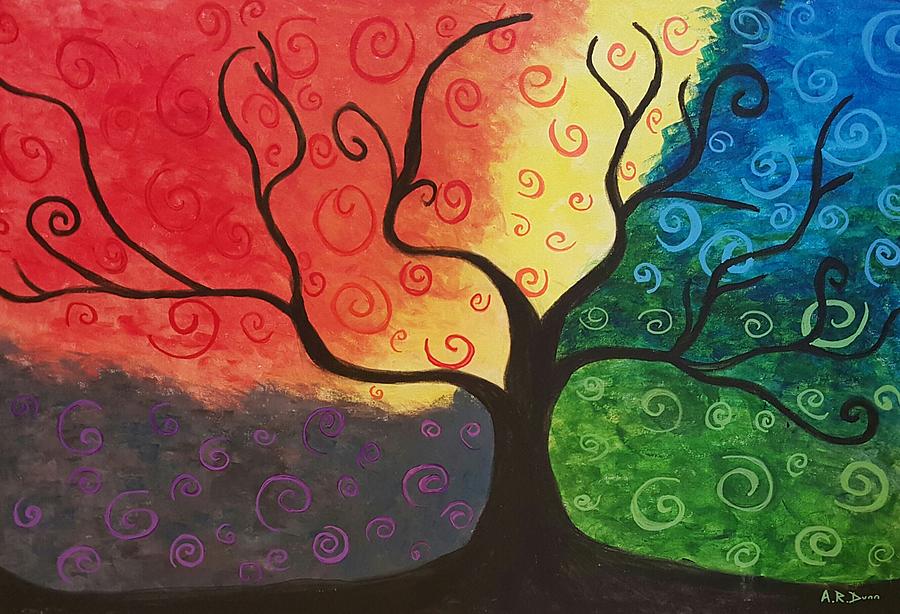 Family Tree Painting by Ashley Dunn - Fine Art America