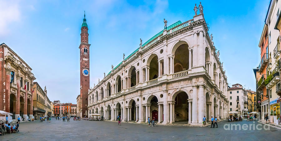 Famous Basilica Palladiana with Piazza Dei Signori in Vicenza, Italy Photograph by JR Photography