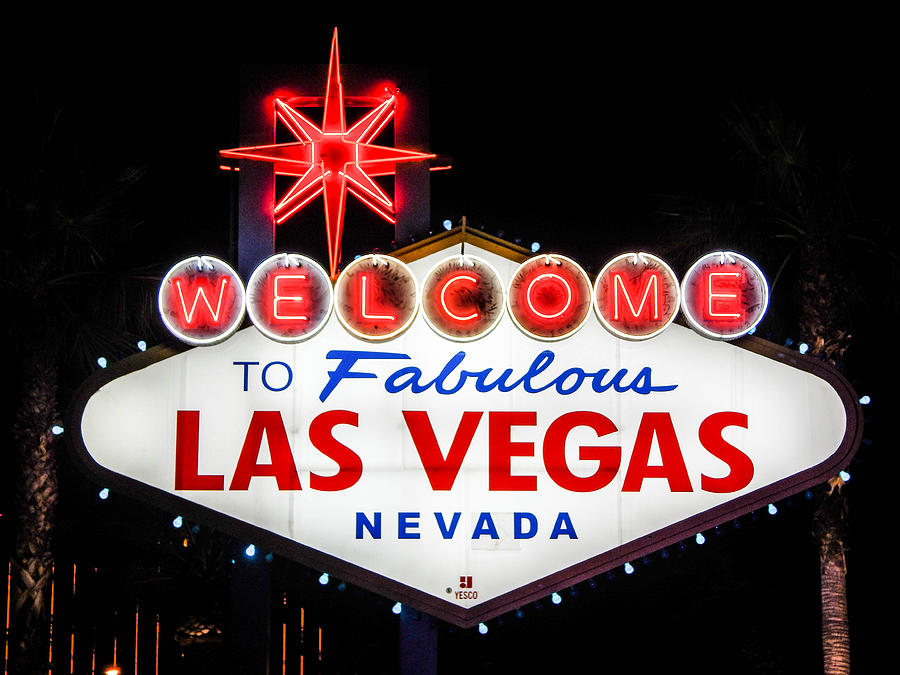 Famous Las Vegas Sign Photograph by Corey Spencer - Fine Art America