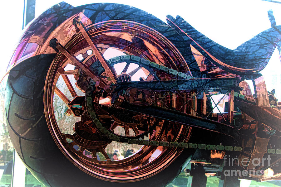 Famous Liberty Bike Copper NY Photograph by Chuck Kuhn
