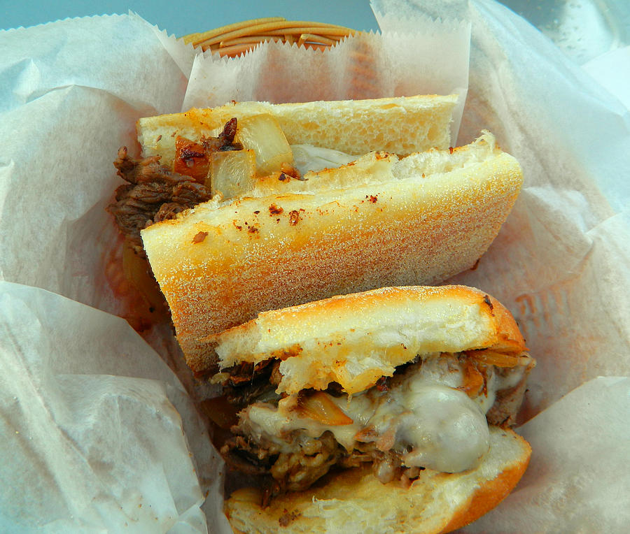 Famous Philly Cheesesteak - Campos In Philly  Photograph by Emmy Marie Vickers
