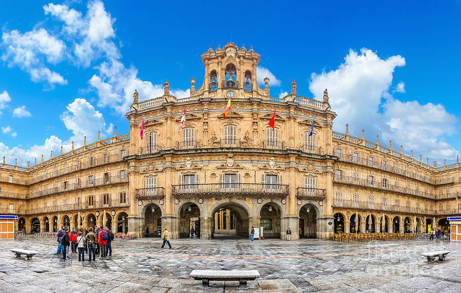 Famous Plaza Mayor in Salamanca Photograph by JR Photography