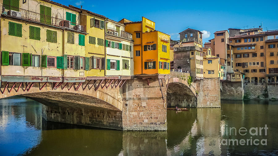 Famous Ponte Vecchio in Florence, Ital Photograph by JR Photography