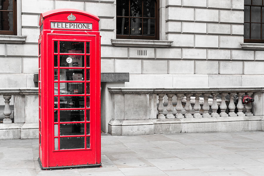 Famous Red London Telephone Box Photograph by John Williams
