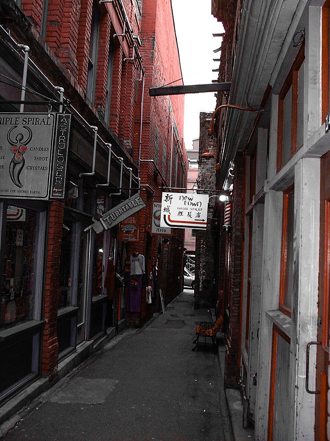 Fan Tan alley Photograph by Kevin Mcenerney - Fine Art America