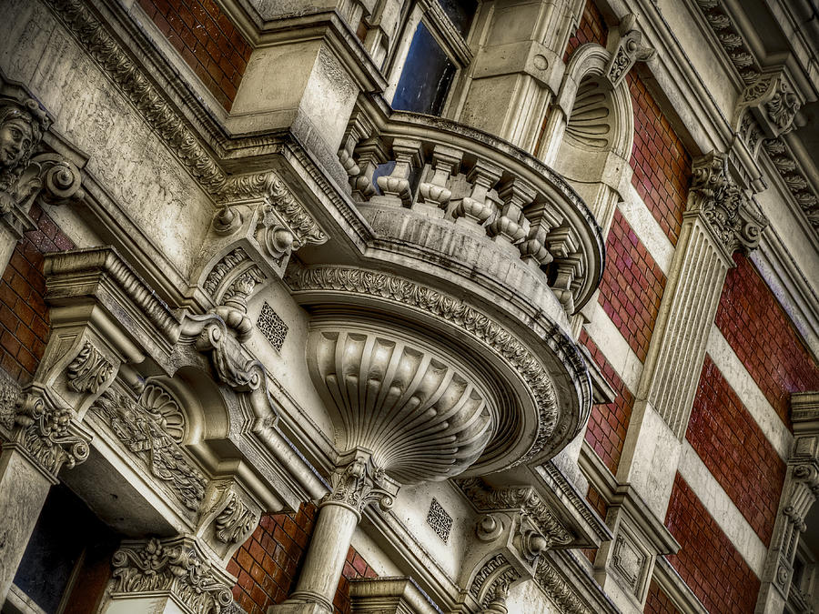 Architecture Photograph - Fancy Balcony by Wayne Sherriff