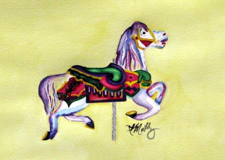 Horse Painting - Fancy  by Karla Mathey