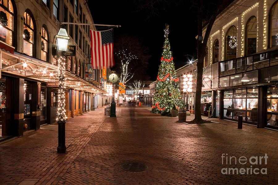 Faneuil Hall Christmas Photograph by Ramy AlTaweel Fine Art America