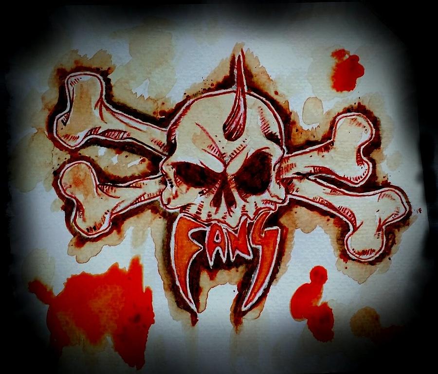 Fang Logo Painting by Ryan Almighty
