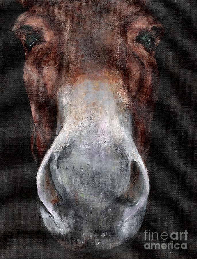 Farm Animals Painting - Fannie by Frances Marino