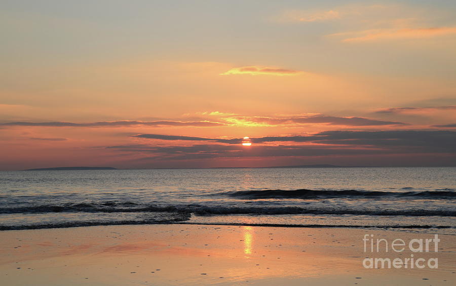 Fanore sunset 3 Photograph by Peter Skelton