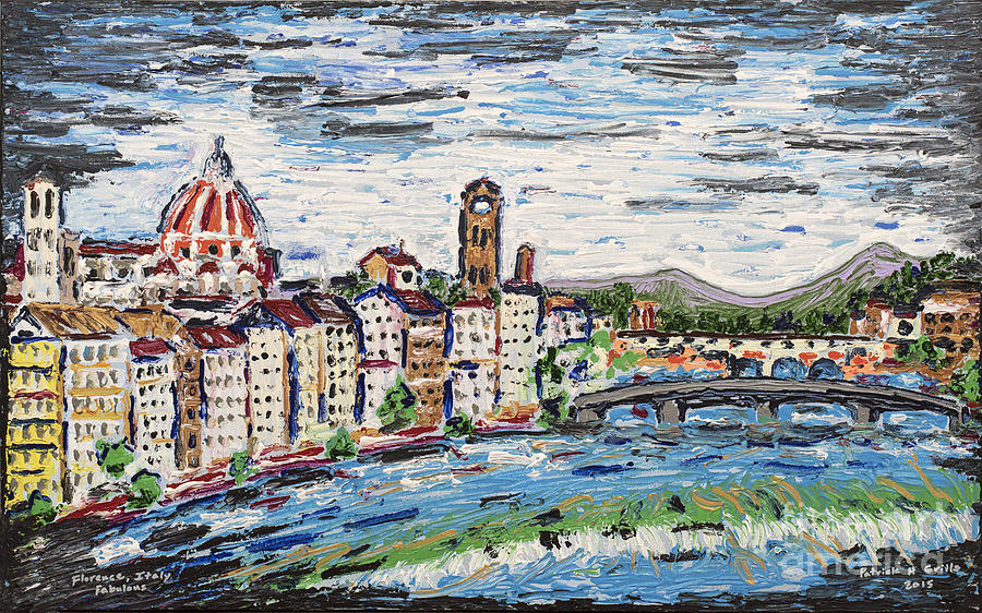Fantastic Florence Italy Painting by Patrick Grills