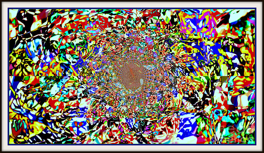 Abstract Digital Art - Fantastic Freedom by Mindy Newman