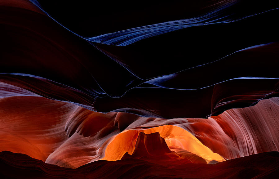 Antelope Canyon Photograph - Fantastic Scenery Of Antelope Canyon by Valeriy Shcherbina