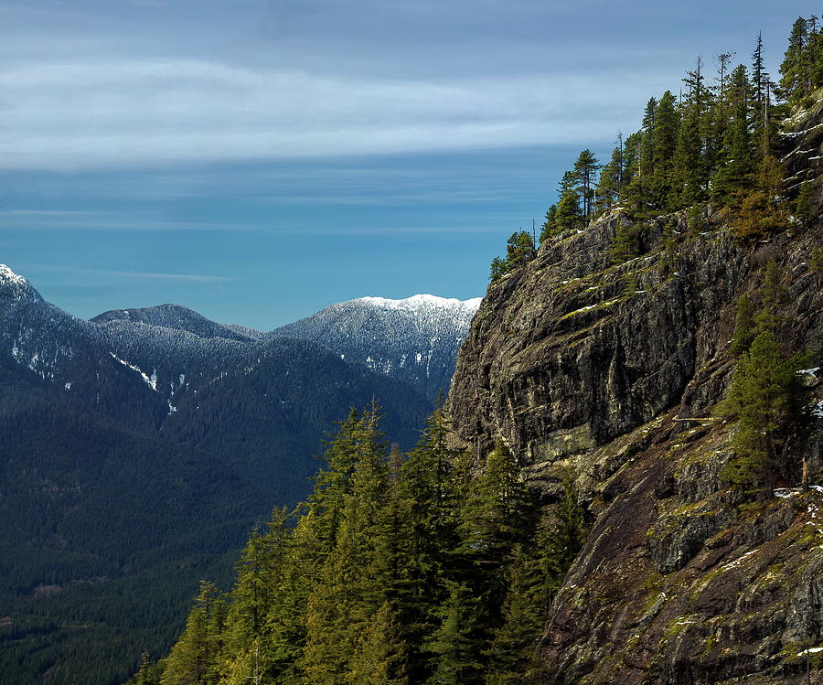 Fantastic View  from Grouse Mountain  Photograph by Alex Lyubar